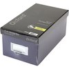 Esselte Index Card Storage Box, 6-1/2"Wx11-1/2"Lx5"H, Indigo/Black OXF406462